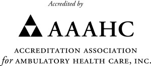 Accredited by Accreditation Association for Ambulatory Health Care, inc 